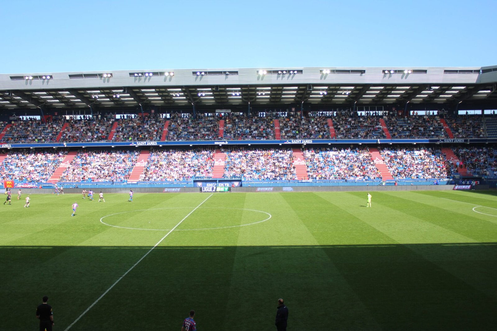 Photo du stade Malherbe de Caen lors du match opposant Caen à Metz