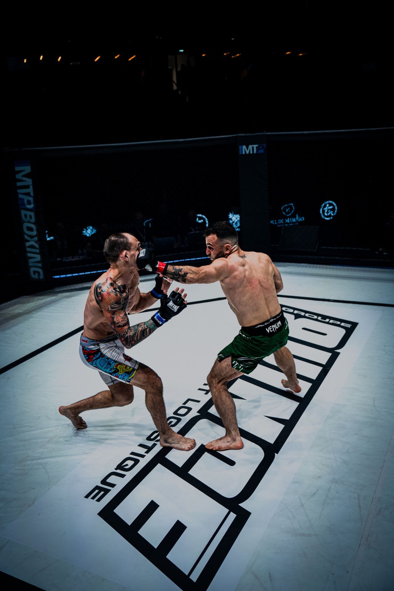 Combat de boxe au Palais des sports de Caen